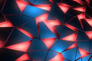Sleek Modern Geometric Glowing Shapes Outline Background photo