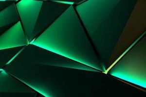 Sleek Modern Geometric Glowing Shapes Outline Background photo