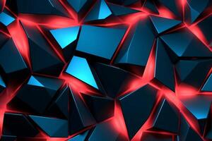Sleek Modern Geometric Glowing Shapes Outline Background photo