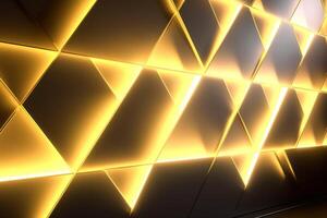 Sleek Modern Geometric Glowing Shapes Outline Background photo