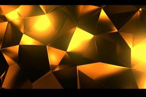 Sleek Modern Geometric Glowing Shapes Outline Background Generative AI photo