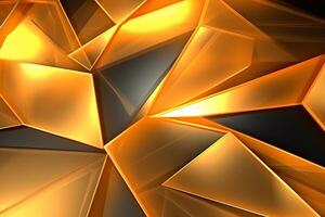 Sleek Modern Geometric Glowing Shapes Outline Background photo