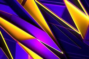 Sleek Modern Geometric Glowing Shapes Outline Background photo