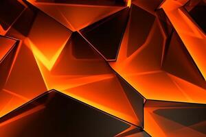 Sleek Modern Geometric Glowing Shapes Outline Background photo