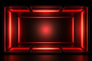 Sleek Modern Geometric Glowing Shapes Outline Background photo