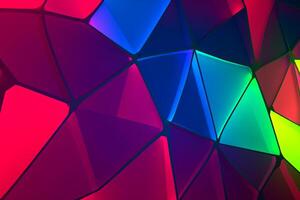 Sleek Modern Geometric Glowing Shapes Outline Background photo