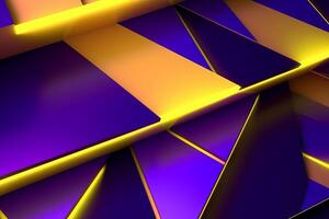 Sleek Modern Geometric Glowing Shapes Outline Background photo