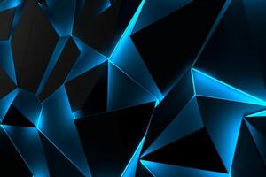 Sleek Modern Geometric Glowing Shapes Outline Background photo