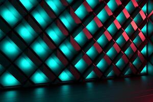 Sleek Modern Geometric Glowing Shapes Outline Background photo