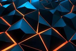 Sleek Modern Geometric Glowing Shapes Outline Background photo