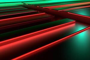 Sleek Modern Geometric Glowing Shapes Outline Background photo
