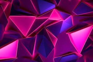 Sleek Modern Geometric Glowing Shapes Outline Background photo