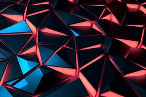 Sleek Modern Geometric Glowing Shapes Outline Background photo