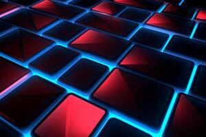 Sleek Modern Geometric Glowing Shapes Outline Background photo