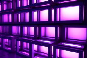 Sleek Modern Geometric Glowing Shapes Outline Background photo