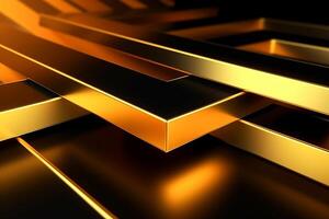 Sleek Modern Geometric Glowing Shapes Outline Background photo