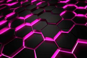Sleek Modern Geometric Glowing Shapes Outline Background photo