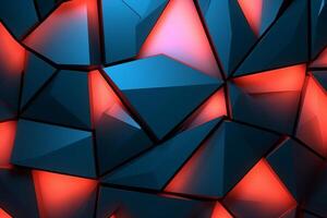 Sleek Modern Geometric Glowing Shapes Outline Background photo