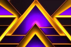Sleek Modern Geometric Glowing Shapes Outline Background photo