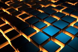 Sleek Modern Geometric Glowing Shapes Outline Background photo