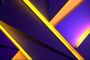 Sleek Modern Geometric Glowing Shapes Outline Background photo