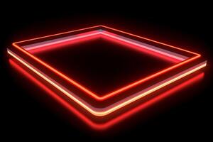 Sleek Modern Geometric Glowing Shapes Outline Background photo