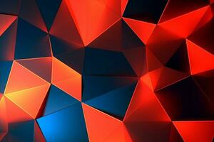 pulcro moderno geométrico brillante formas contorno antecedentes generativo ai foto
