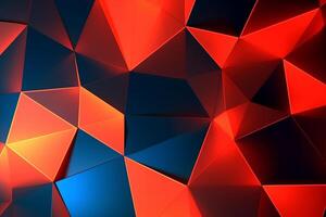 Sleek Modern Geometric Glowing Shapes Outline Background photo