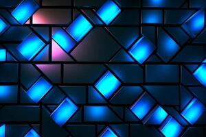 Sleek Modern Geometric Glowing Shapes Outline Background photo