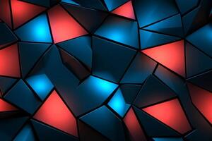 Sleek Modern Geometric Glowing Shapes Outline Background photo