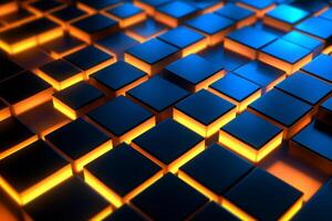 Sleek Modern Geometric Glowing Shapes Outline Background photo