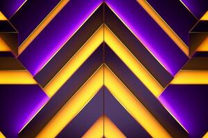 Sleek Modern Geometric Glowing Shapes Outline Background Generative AI photo