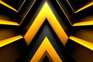 Sleek Modern Geometric Glowing Shapes Outline Background photo