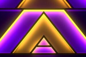Sleek Modern Geometric Glowing Shapes Outline Background photo