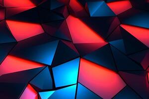 Sleek Modern Geometric Glowing Shapes Outline Background photo