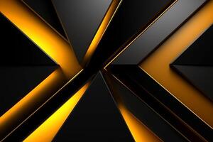 Sleek Modern Geometric Glowing Shapes Outline Background photo