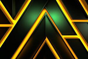 Sleek Modern Geometric Glowing Shapes Outline Background photo