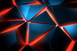 Sleek Modern Geometric Glowing Shapes Outline Background photo