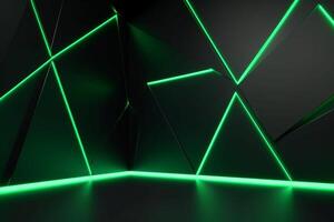 Sleek Modern Geometric Glowing Shapes Outline Background photo