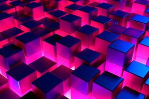 Sleek Modern Geometric Glowing Shapes Outline Background photo