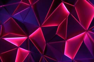 Sleek Modern Geometric Glowing Shapes Outline Background photo