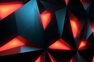 Sleek Modern Geometric Glowing Shapes Outline Background photo