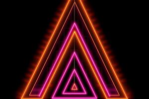 Sleek Modern Geometric Glowing Shapes Outline Background photo