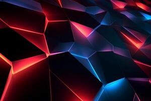 Sleek Modern Geometric Glowing Shapes Outline Background photo