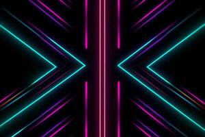 Sleek Modern Geometric Glowing Shapes Outline Background photo