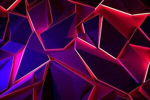 Sleek Modern Geometric Glowing Shapes Outline Background photo
