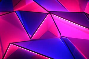Sleek Modern Geometric Glowing Shapes Outline Background photo