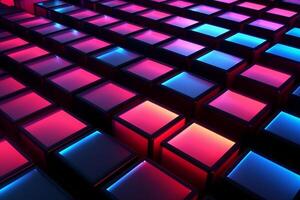 Sleek Modern Geometric Glowing Shapes Outline Background photo