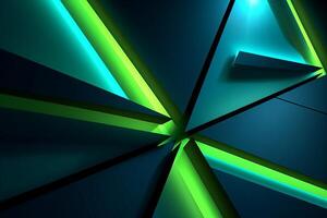 Sleek Modern Geometric Glowing Shapes Outline Background photo