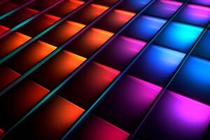 Sleek Modern Geometric Glowing Shapes Outline Background photo